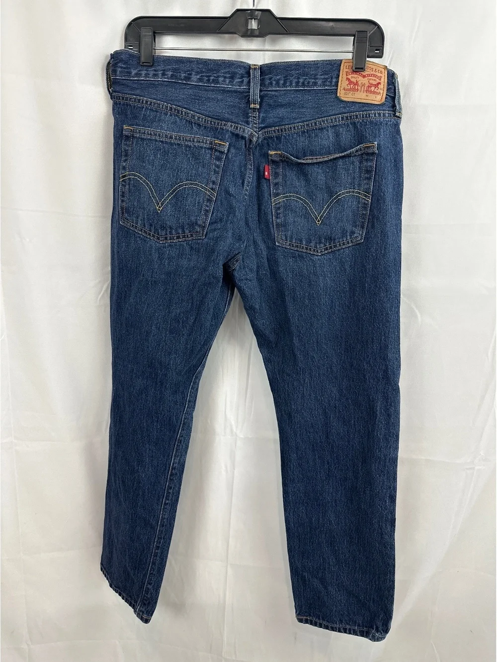 Levi's 501 CT Classic Straight Jeans W30 L32 Dark Blue Denim